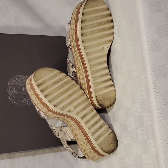 Vince Camuto Marsa Snakeskin Platform Espadrille Sandals - Picture 5 of 13